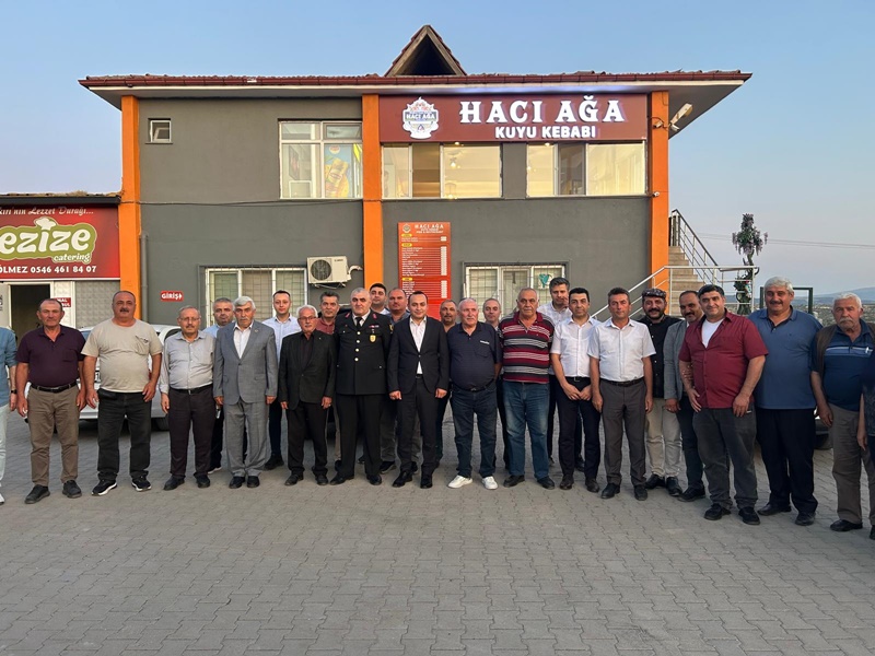 İlçe Jandarma Komutanımız İçin Veda Yemeği Düzenlendi.