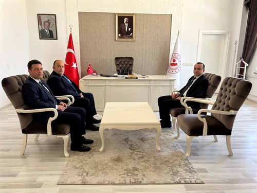 Kaymakamımıza KARGAZ İl Müdürü ve Operasyon Yöneticisinden Ziyaret.
