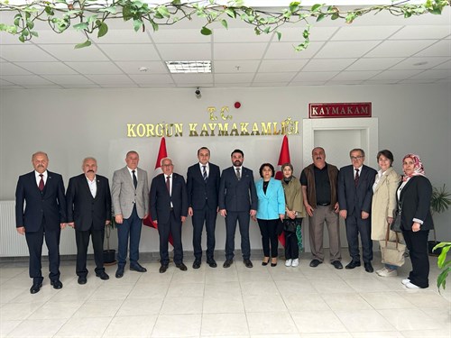 Korgun Belediye Başkanı ve MHP Çankırı İl Teşkilatından Kaymakamımız Sayın Ferhat  Gür’e Ziyaret.